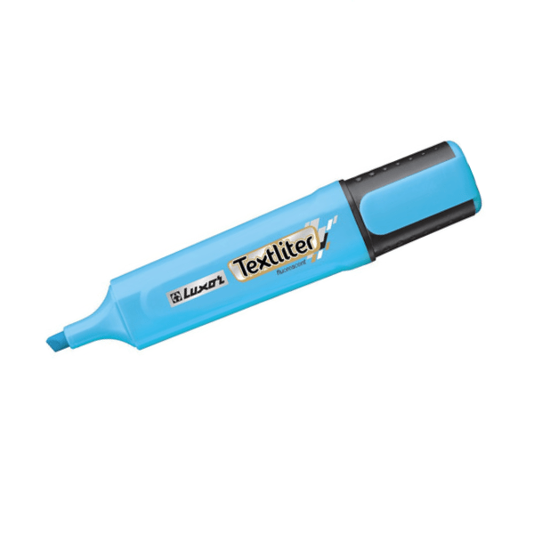 Resaltador de cinta adhesiva - azul fluorescente