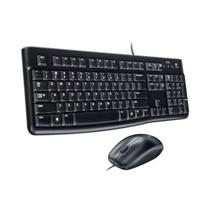 KIT TECLADO Y MOUSE LOGITECH MK120 NEGRO USB