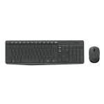 KIT TECLADO Y MOUSE INALAMBRICO LOGITECH MK235 NEGRO
