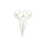 AURICULAR GLOBAL CON CABLE PLUG FINO Y MICROFONO BLANCO 2W