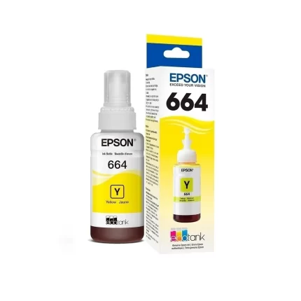 BOTELLA DE TINTA EPSON 664 AMARILLO ORIGINAL