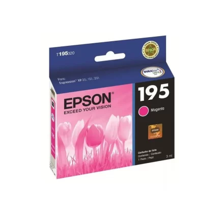 CARTUCHO DE TINTA EPSON 195 MAGENTA ORIGINAL