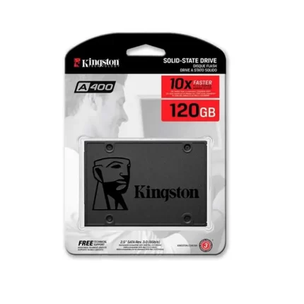 DISCO SOLIDO INTERNO KINGSTON SA400 120GB NEGRO