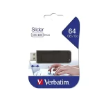 PENDRIVE VERBATIM 64GB SLIDER MICROBAN USB 2.0