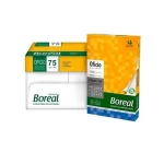 RESMA PAPEL BOREAL OFICIO 75GR 500 HJS BLANCA X 10 UN