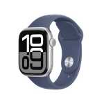 APPLE WATCH S10 GPS ALUMINIO PLATA 42 MM CORREA DEPORTIVA AZUL DENIM MWWA3LW
