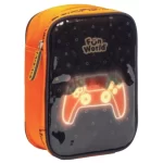 CARTUCHERA CANOPLA FW RECTANGULAR GAME ON NARANJA