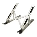 SOPORTE BASE PARA NOTEBOOK ERGONOMICO REGULABLE PLEGABLE COLOR GRIS GADNIC SOP00009