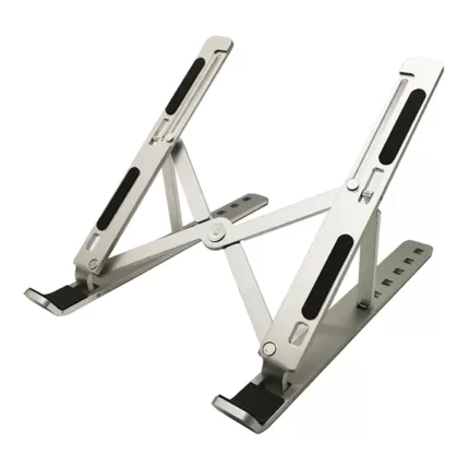 SOPORTE BASE PARA NOTEBOOK ERGONOMICO REGULABLE PLEGABLE COLOR GRIS GADNIC SOP00009
